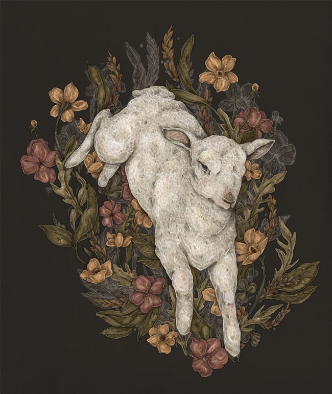 Jessica Roux: Lamb Print