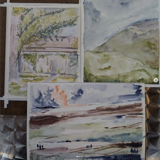 Watercolor Class August 25, 2024.