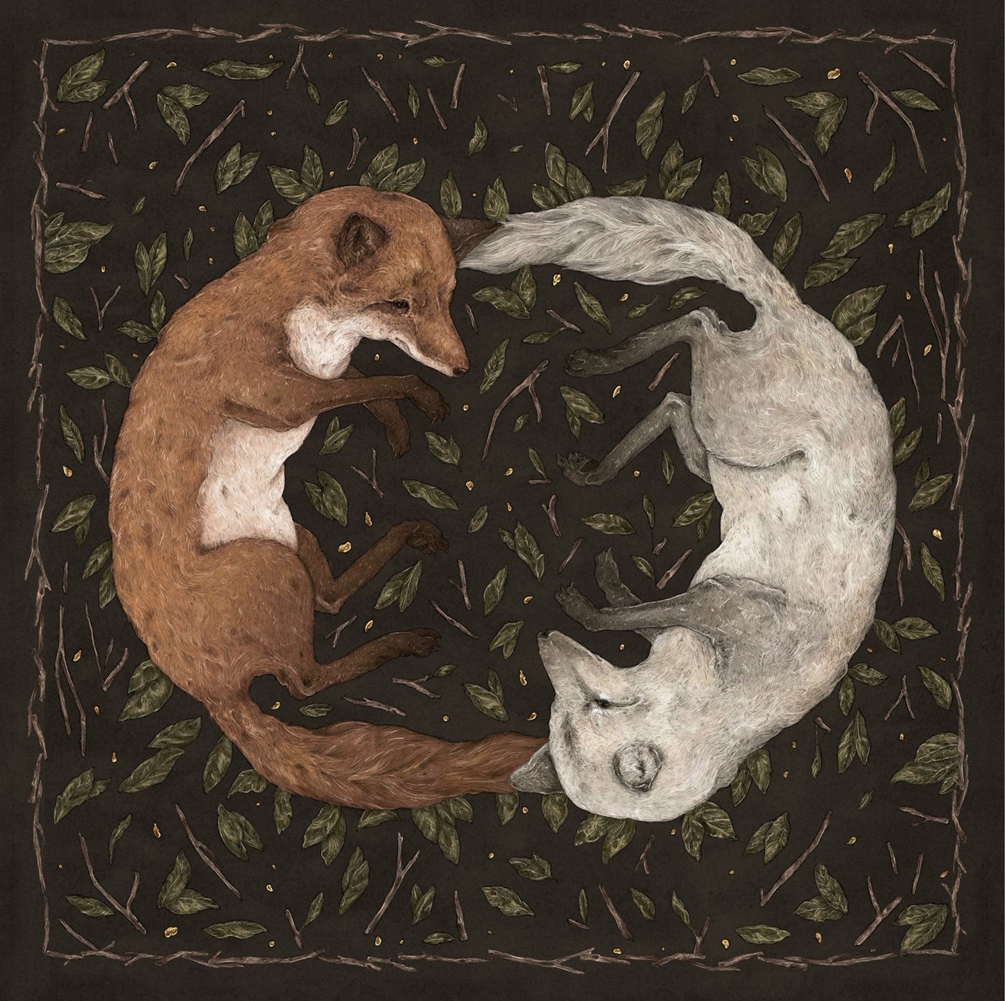 Jessica Roux: Foxes Print