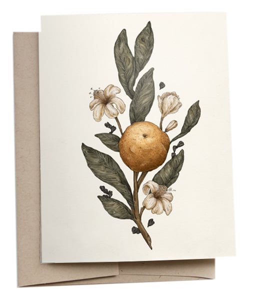 Jessica Roux Greeting Card: Clementine